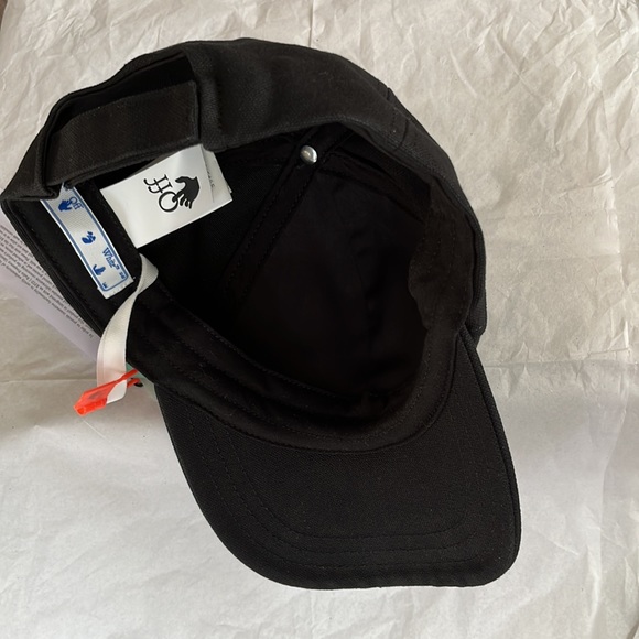 OFF WHITE WHITE ARROW COTTON BASEBALL CAP..ONE SIZE - Picture 4 of 6